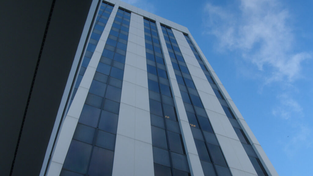 Stock footage library image of corporate exterior